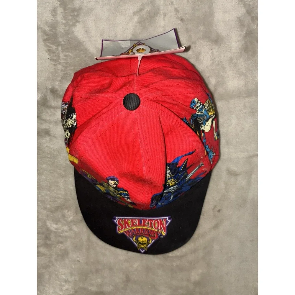 1994 Skeleton Warriors AOP Hat Logo 7 Kids Snapback Prince Lightstar NEW *flaw